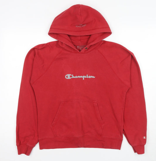 Champion Unisex Red Small Pullover Hoodie
