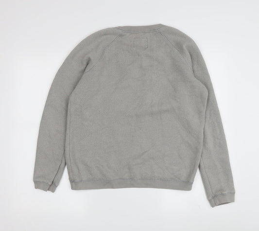Jack Wills Women's Grey Logo Pullover Sweatshirt Size 12