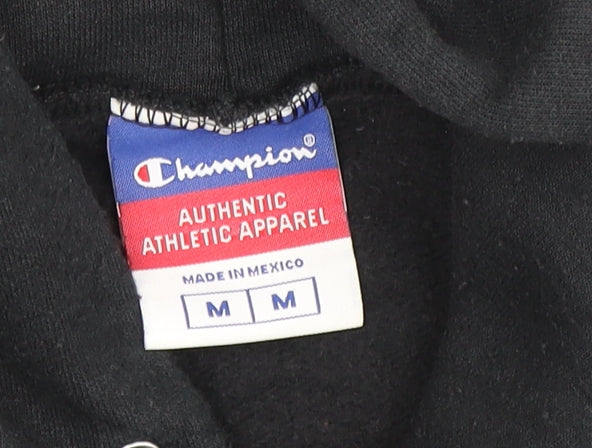 Champion Men's Black Pullover Hoodie M