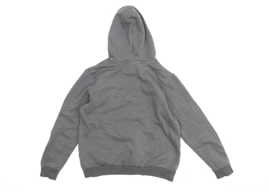Unisex Adults UK M Regular PUMA Grey Pullover Hoodie