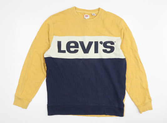 Levi's Men's Multicoloured Graphic Pullover Sweatshirt M