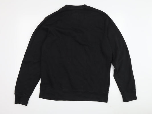 Champion Men's Black M Pullover Logo Sweatshirt