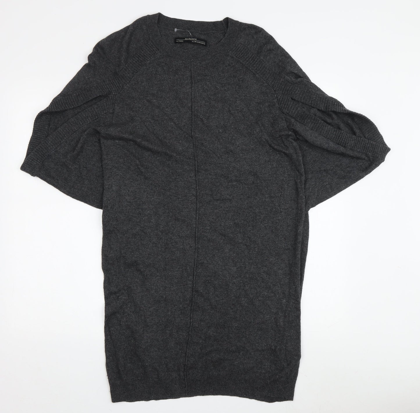 AllSaints Women's Grey Jumper Dress Size 12