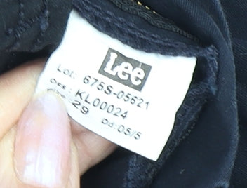 Lee Women's Black Straight Leg Trousers - Size 29