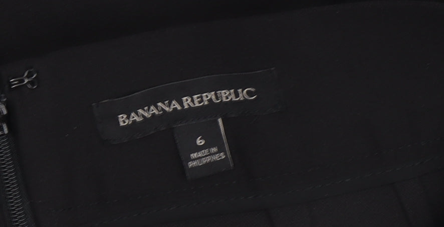 Banana Republic Women's Black Knee Length Pencil Skirt, Size 10