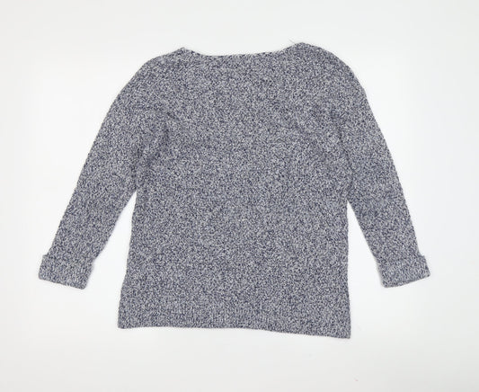 Fat Face Women's Blue Cotton Pullover Jumper L