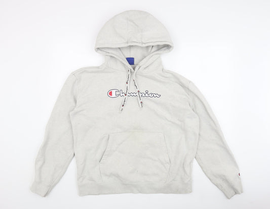 Mens UK XL Regular Champion Grey Pullover Hoodie