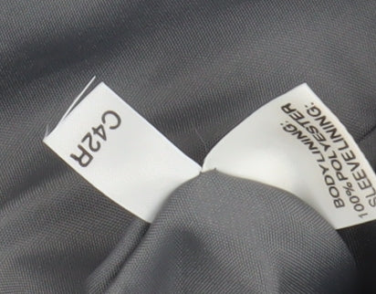 Dunn & Co Men's Grey Check Wool Blazer Size 42R