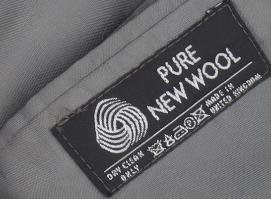 Dunn & Co Men's Grey Check Wool Blazer Size 42R