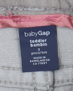 Gap Girls Beige Corduroy Trousers 3 Years