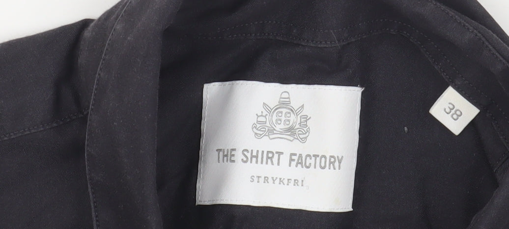 The Shirt Factory Women's Black Button-Up Shirt Size 10