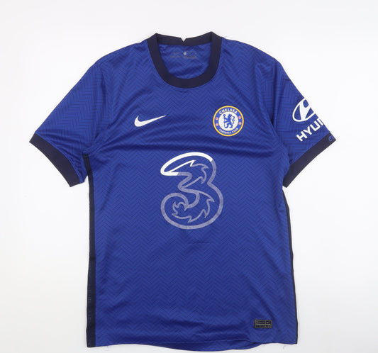 Nike Men's Blue Football Jersey - Size S