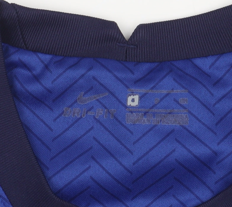 Nike Men's Blue Football Jersey - Size S