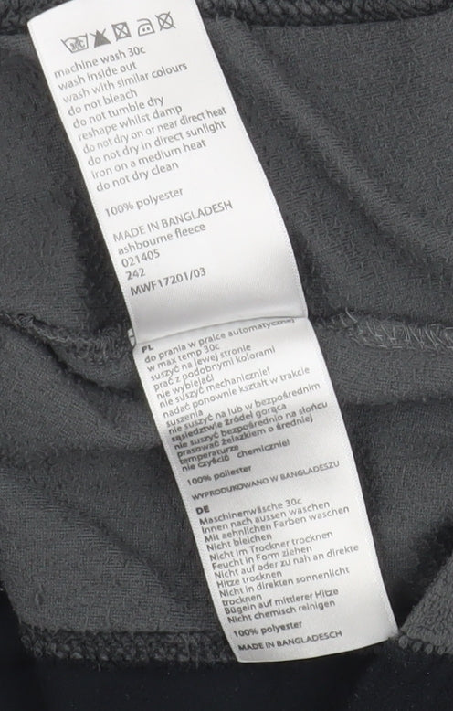 Mountain Warehouse Men's Black 2XL Pullover Fleece