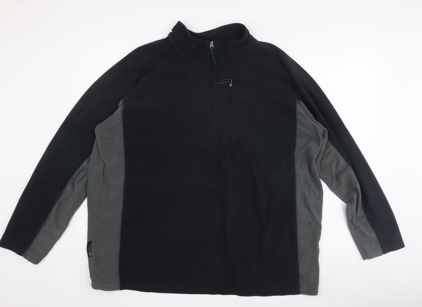 Mountain Warehouse Men's Black 2XL Pullover Fleece