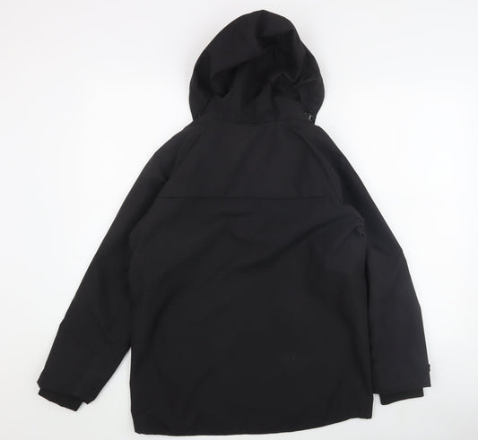 Marks and Spencer Teen Black Parka Jacket, Size 13-14
