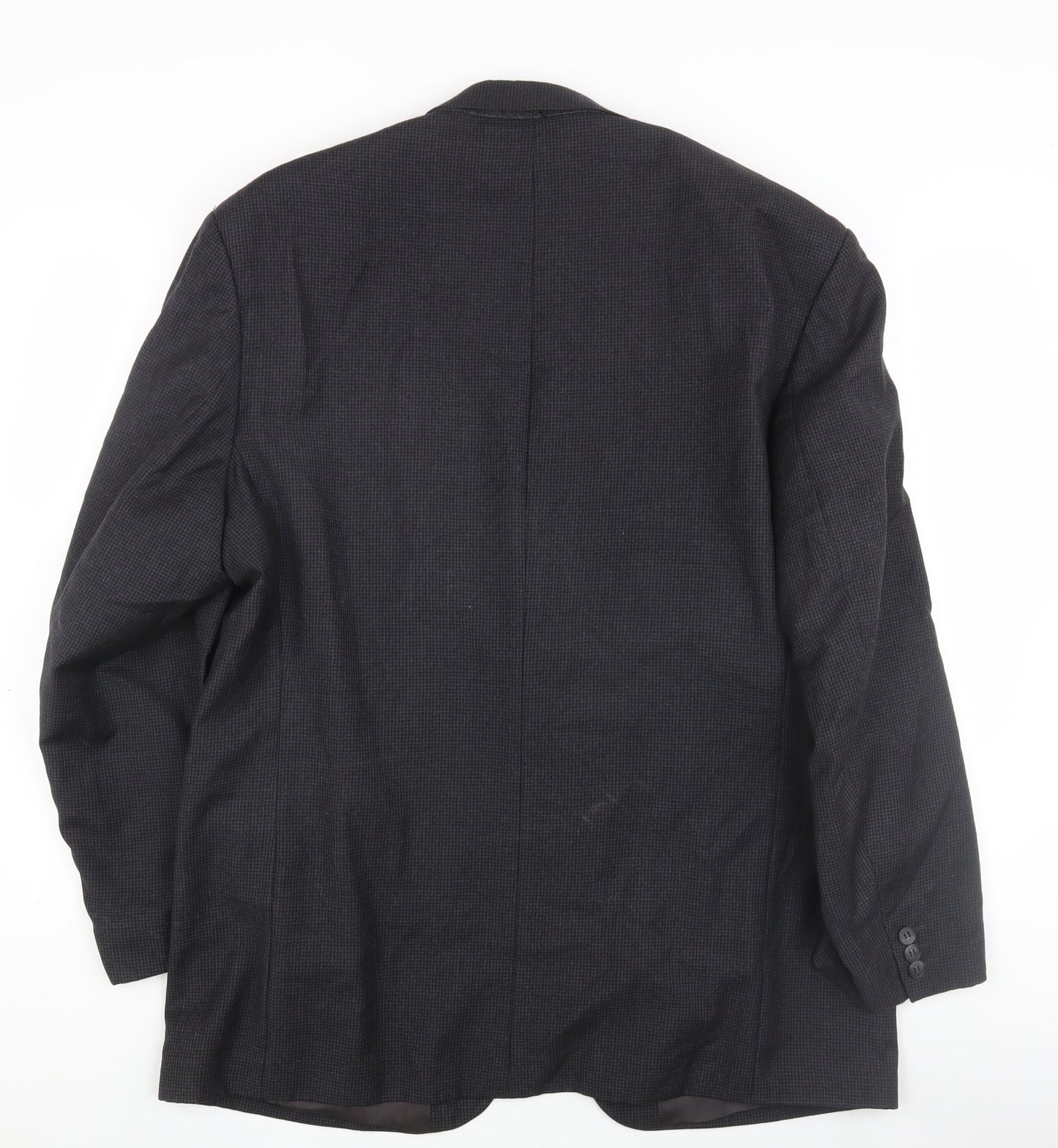 Pierre Cardin Men's Black Check Blazer 44 Regular