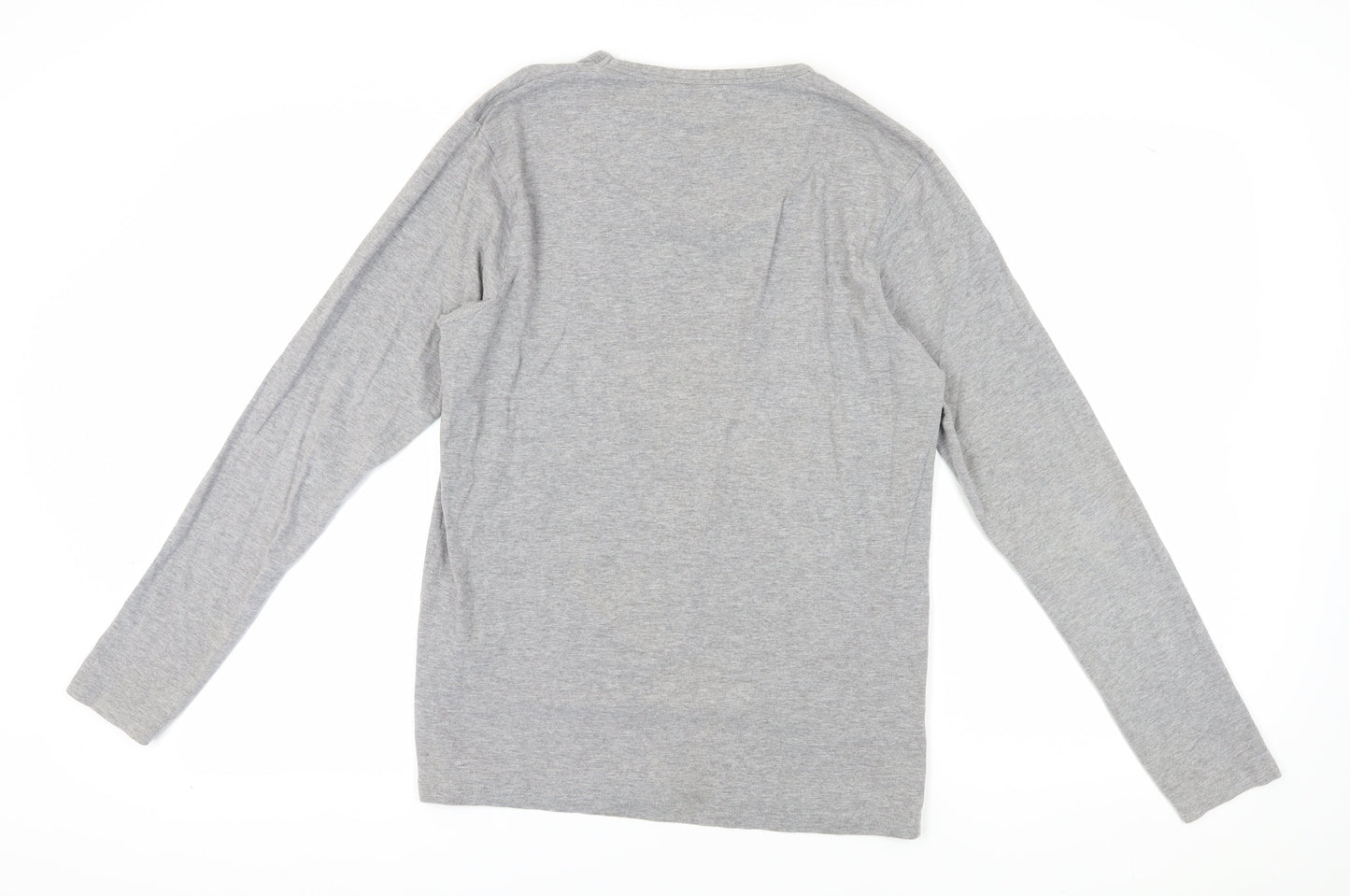 Jack & Jones Grey Men's Long Sleeve T-Shirt L