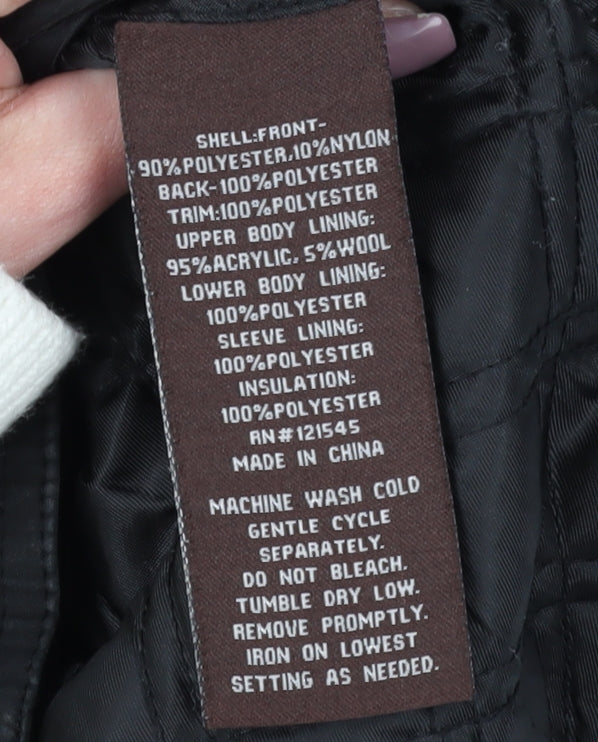 Michael Kors Men's Black XL Windbreaker Jacket