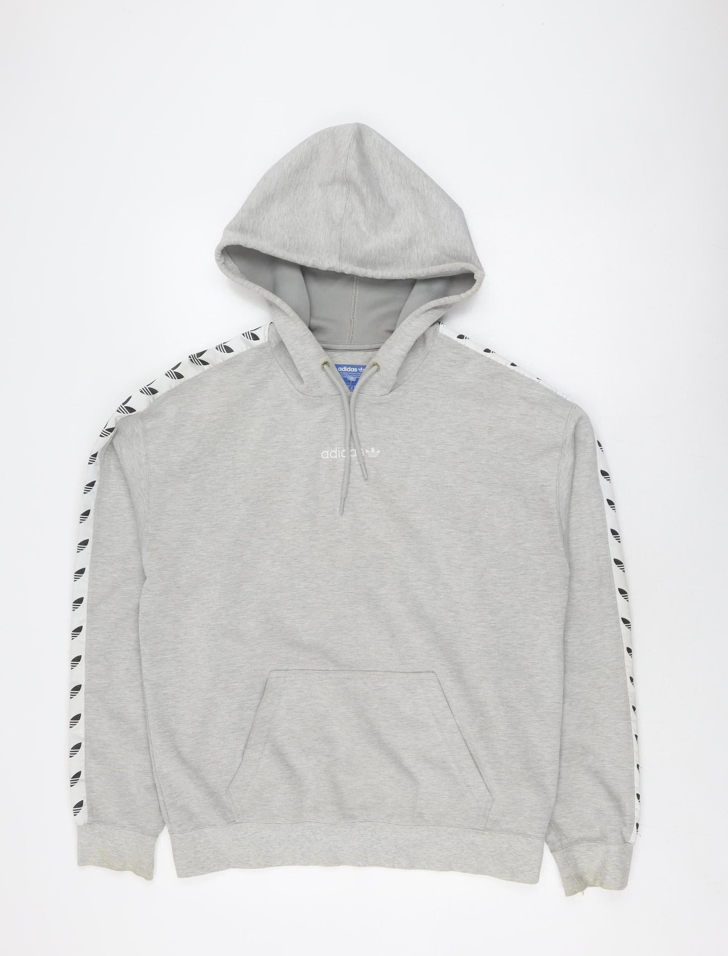 Adidas Unisex Grey Pullover Hoodie, Size S