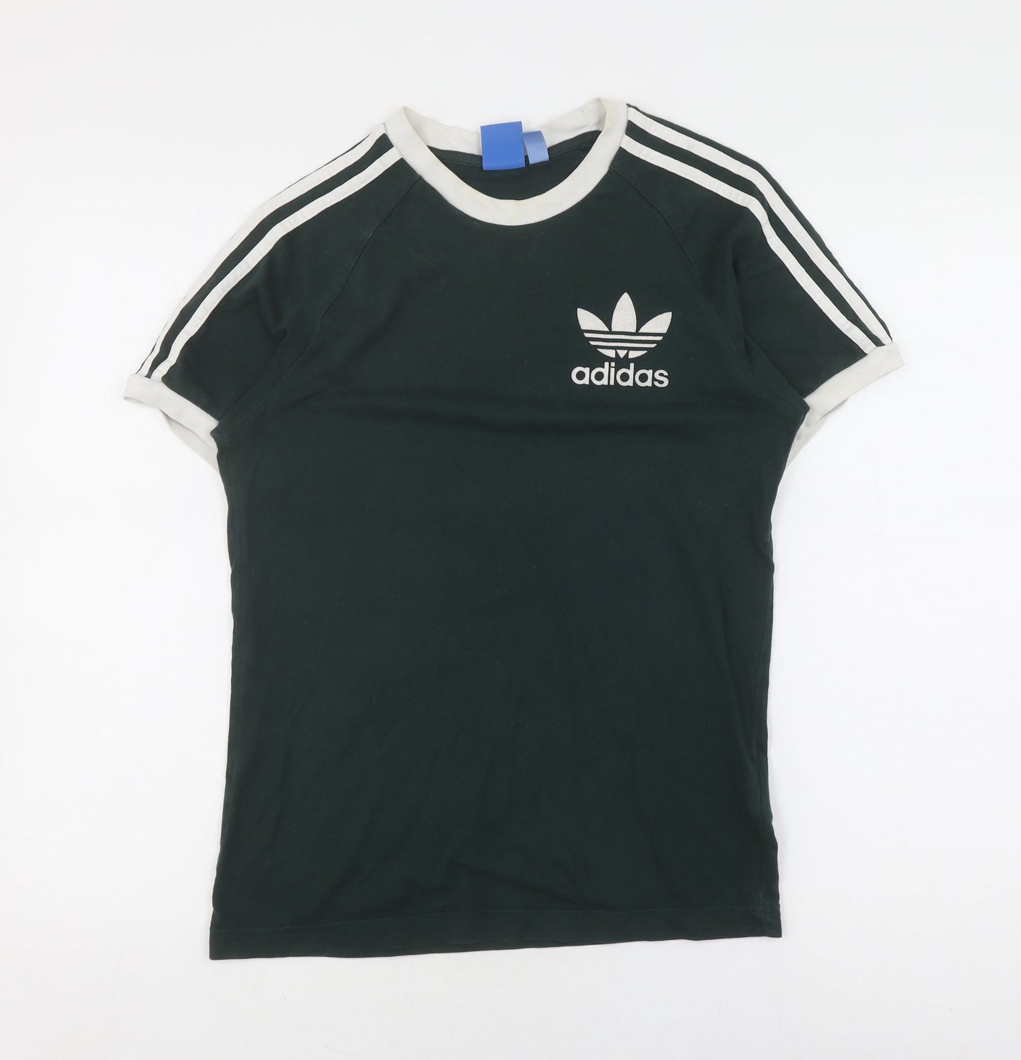 Adidas Women's Green T-Shirt 2XS Ringer Sports Casual