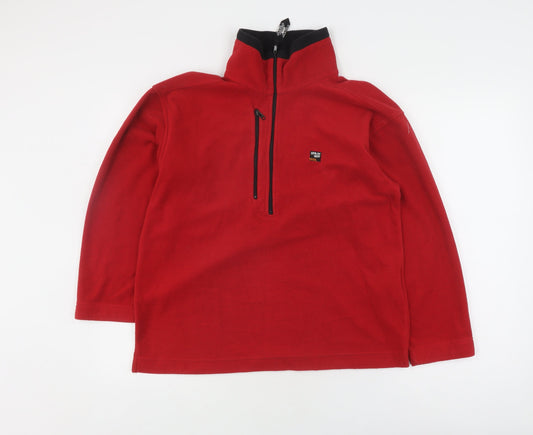 Sprayway Men's Red Fleece Pullover Sweatshirt - S