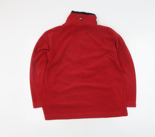 Sprayway Men's Red Fleece Pullover Sweatshirt - S