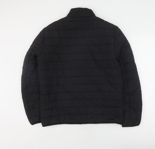 Timberland Men's Black Puffer Jacket M - Casual Style