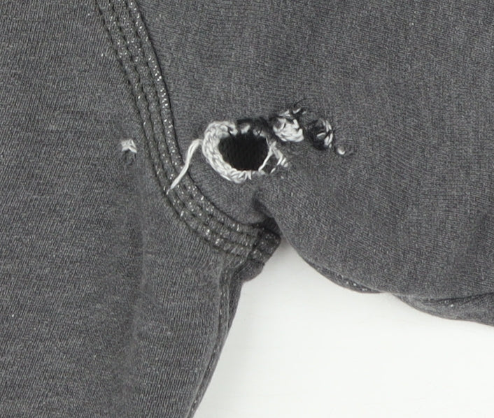 Nike Men's Grey L Logo Pullover Sweatshirt
