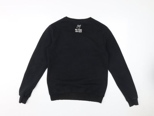 Method and Mayhem Men's Black XS Pullover Sweatshirt
