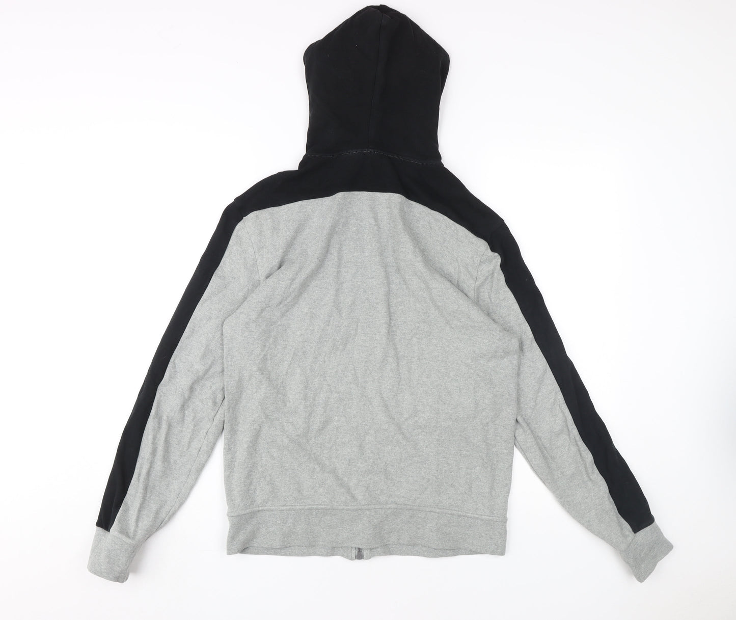 Armani Exchange Men’s Grey Black Hoodie Full Zip S