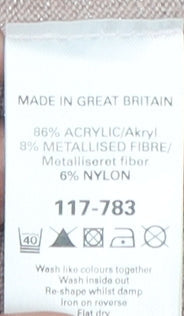 Brand and care label for Next Beige A-Line Midi Dress, UK 8, 3/4 Balloon Sleeve