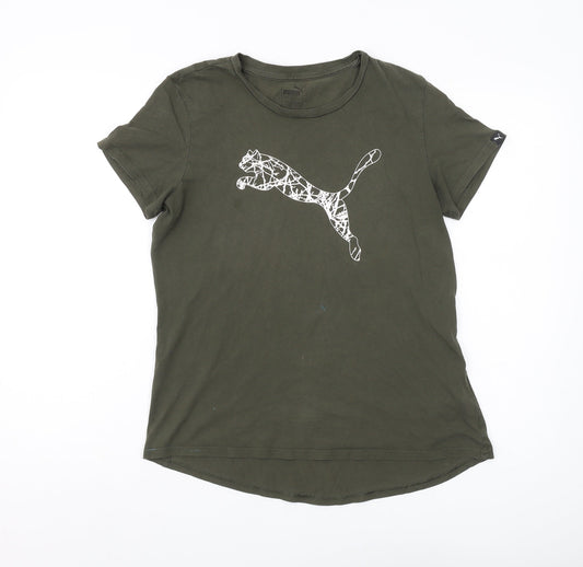 Puma Women's Black T-Shirt Size S Casual Sportswear