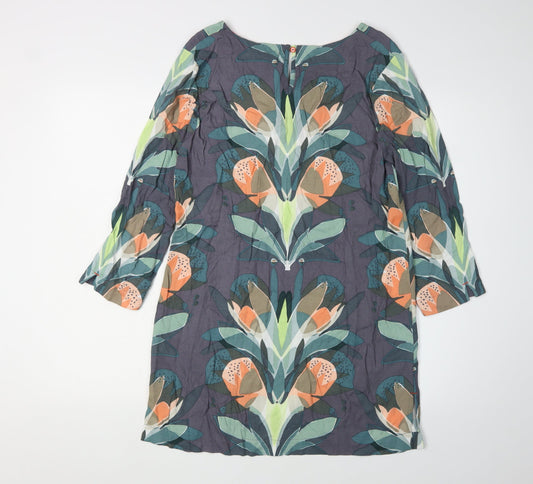 White Stuff Women's Multicoloured Floral Dress Size 8
