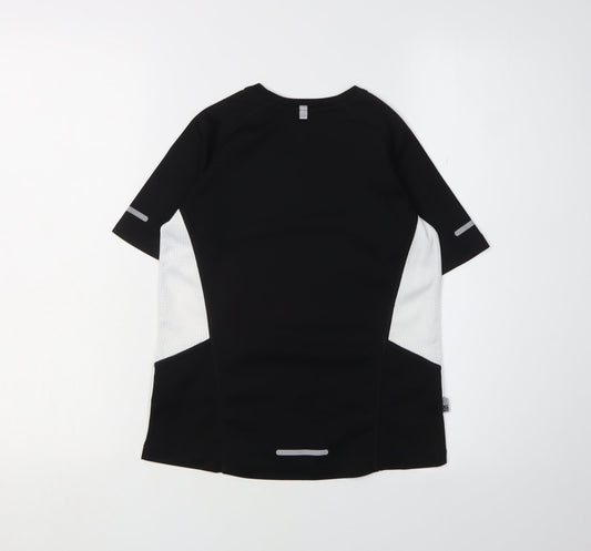 Karrimor Boys Black Running T-Shirt, 7-8 Years, Reflective