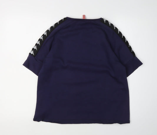 Kappa Men’s Blue Crew Neck T-Shirt M Logo