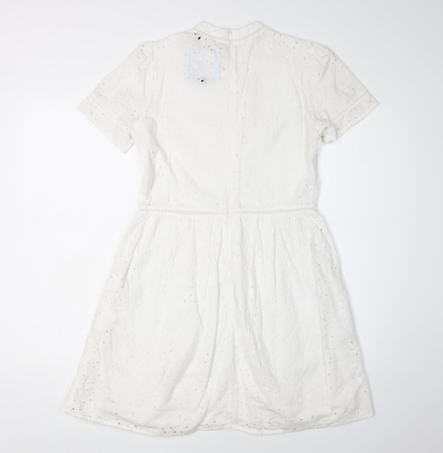 Superdry Women's White A-Line Dress Size 6
