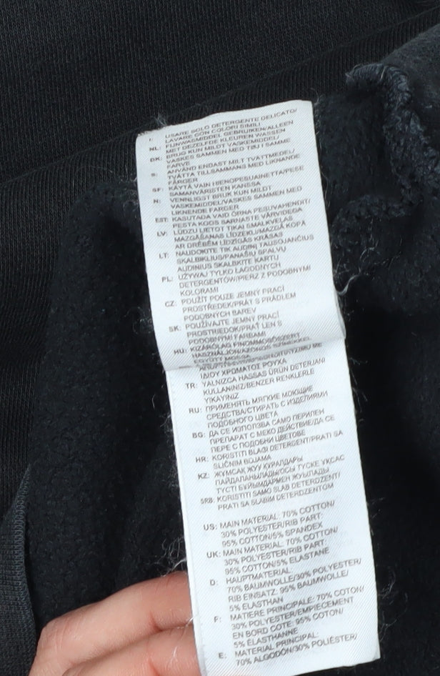 Adidas Men's Black S Pullover Hoodie