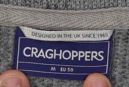 Craghoppers Men's Grey 1/4 Zip Sweatshirt M Medium