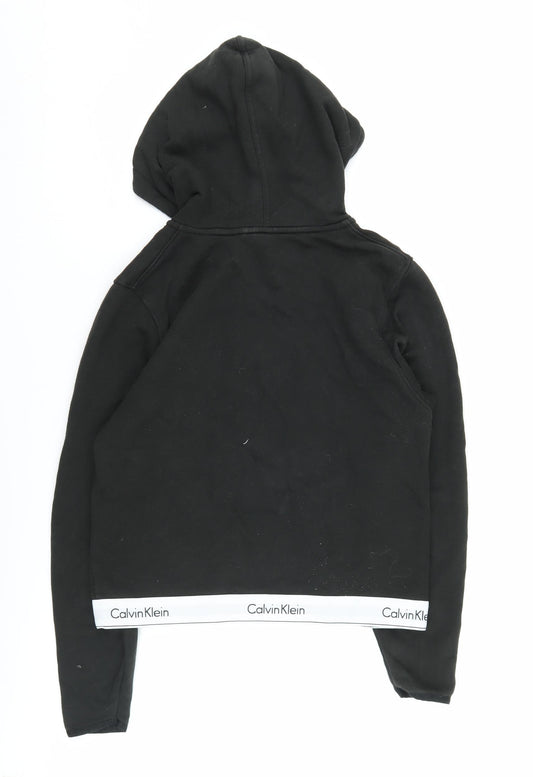 Calvin Klein Women's Black Full Zip Hoodie - Size M