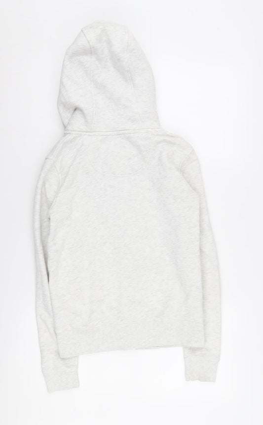 SoulCal & Co Women's Ivory Zip Hoodie Size 6
