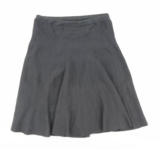 Philosophy Women's Grey A-Line Midi Skirt M