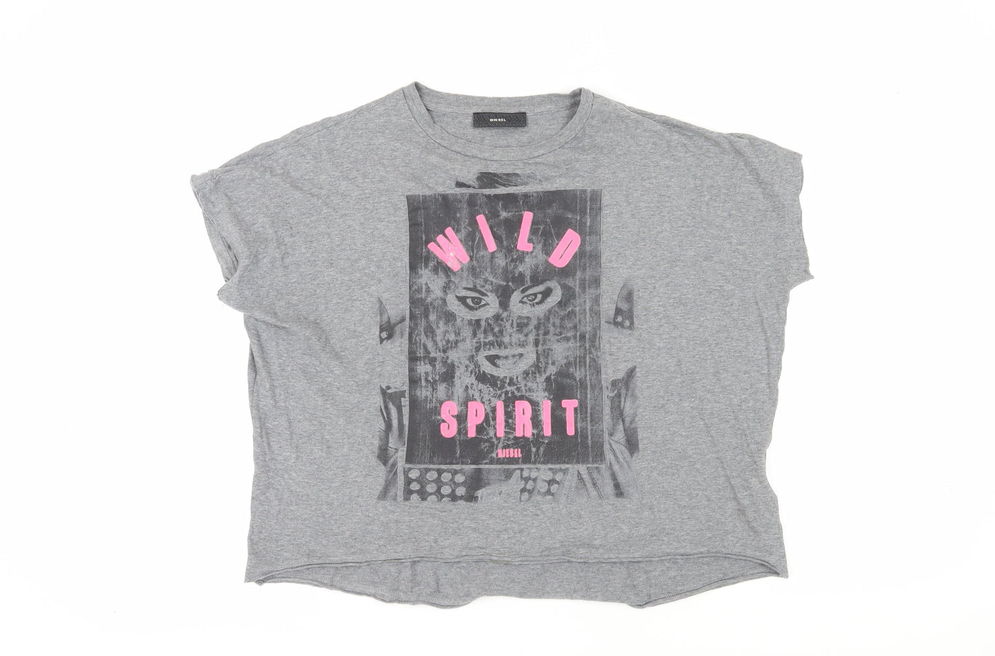 Diesel Women's Grey XS Basic T-Shirt