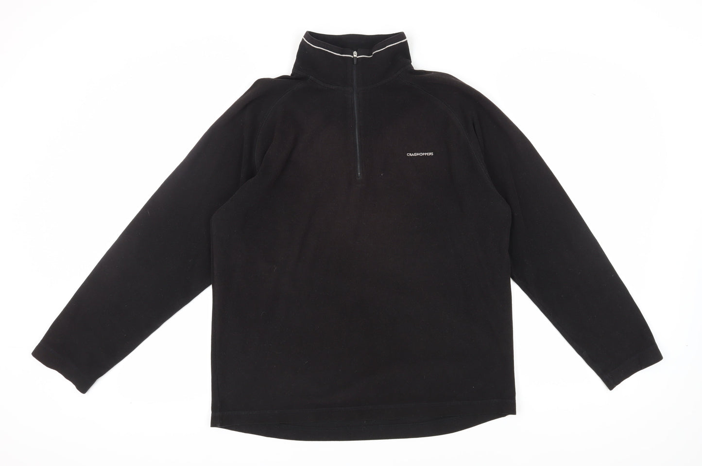 Craghoppers Men's Black M Fleece Henley Sweatshirt