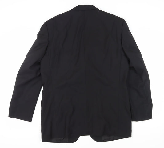 Féraud Men's Black Suit Jacket UK Size 40