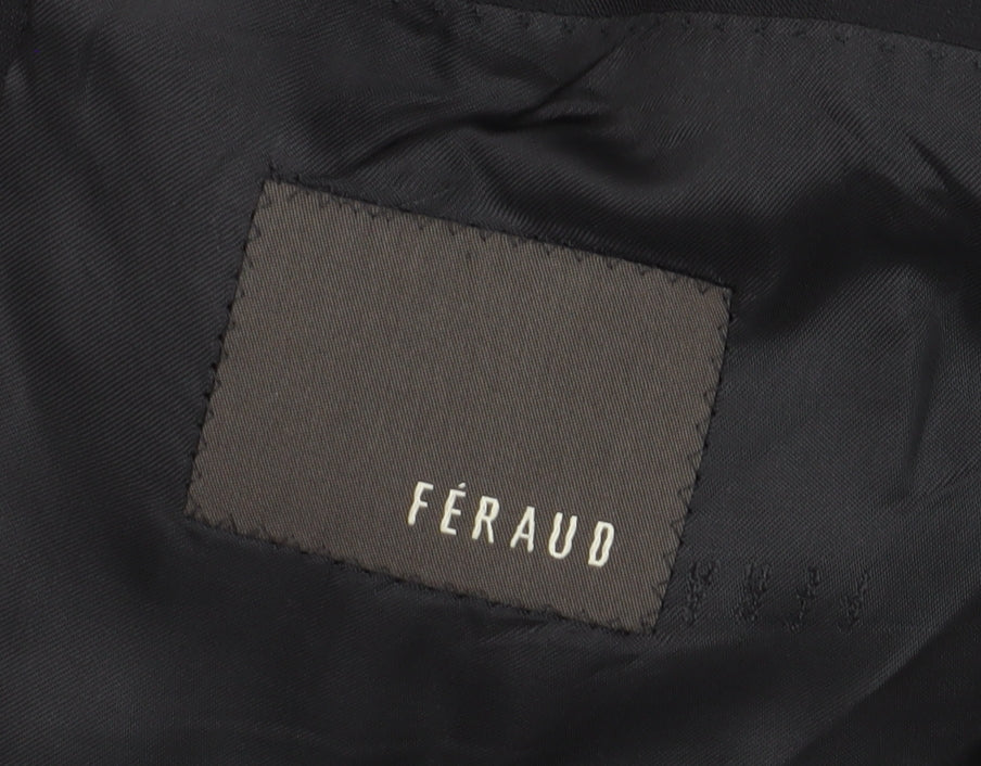 Féraud Men's Black Suit Jacket UK Size 40