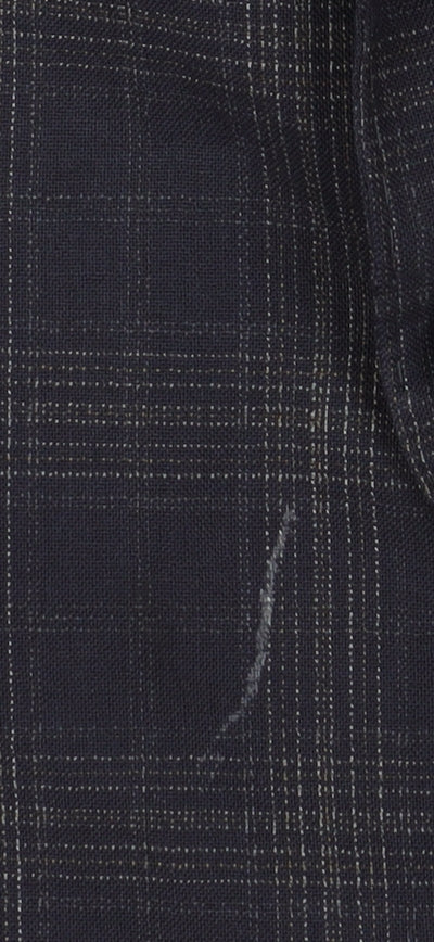 Charles Tyrwhitt Blue Plaid Slim Fit Wool Blazer 44R