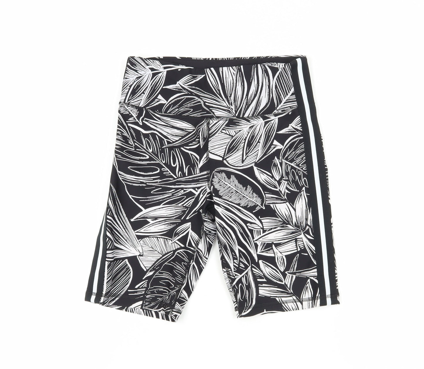 DKNY Women's Black Floral Athletic Shorts S