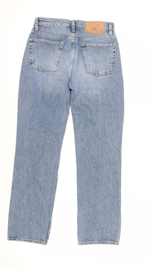 Superdry Women's Blue Straight Jeans Size 24