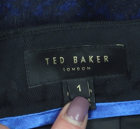 Ted Baker Women's Pleated Check Skirt Size 8